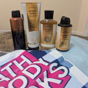 Bath & Body Works Whiskey Reserve Body Care Set